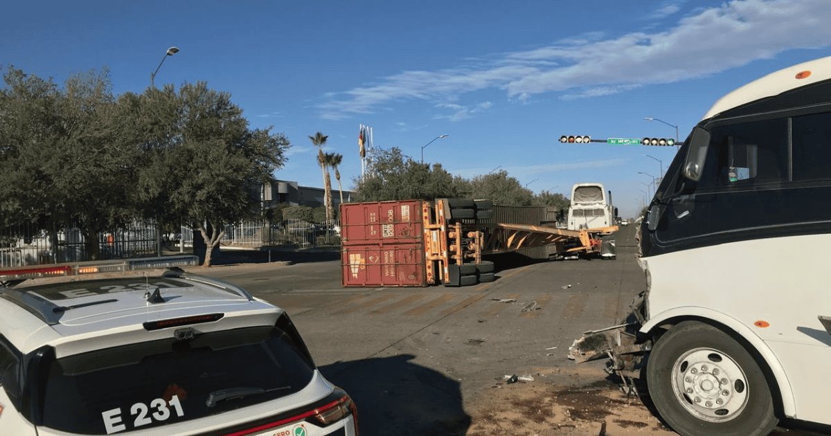 Fuerte choque deja 22 lesionados en el Parque Industrial 