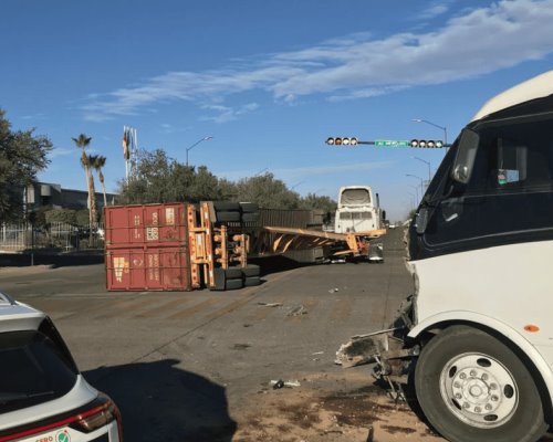 Fuerte choque deja 22 lesionados en el Parque Industrial 