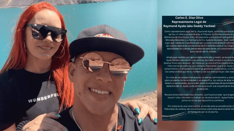 El representante legal de Daddy Yankee informó del tema. (Foto: Cortesía/Especial)