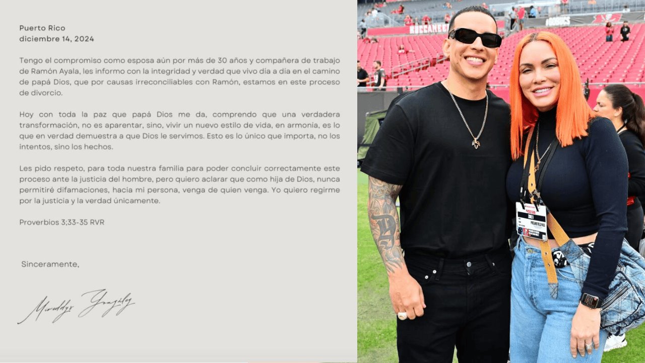 Exesposa de Daddy Yankee responde a las acusaciones de transferencias no autorizadas