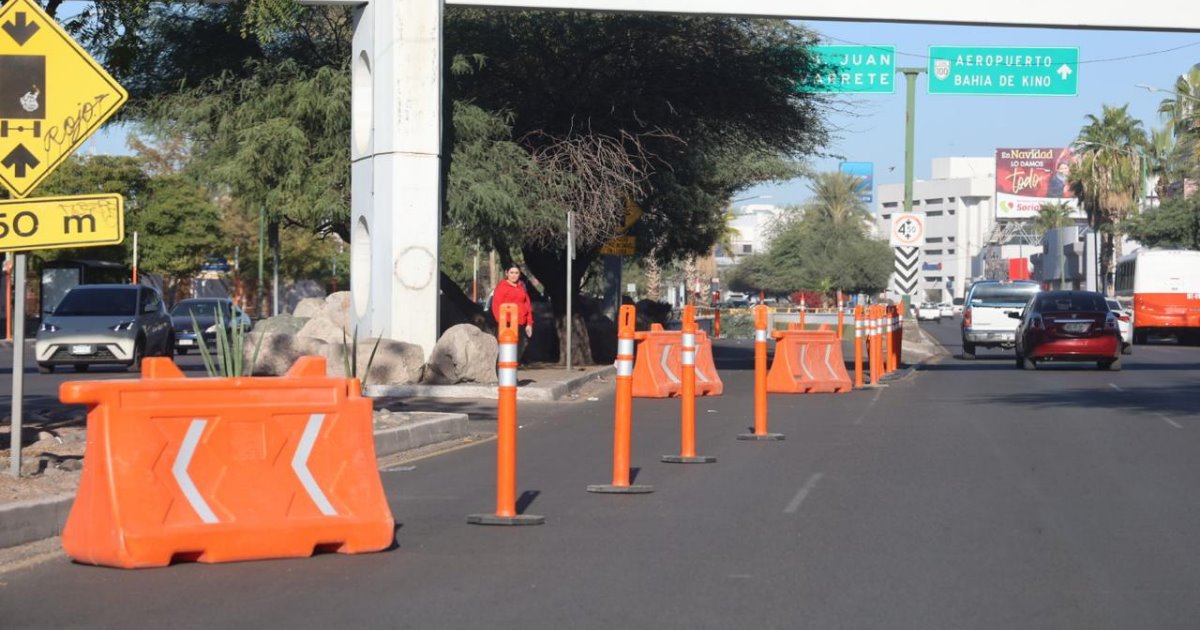 Cierran bulevar Navarrete por trabajos de recarpeteo