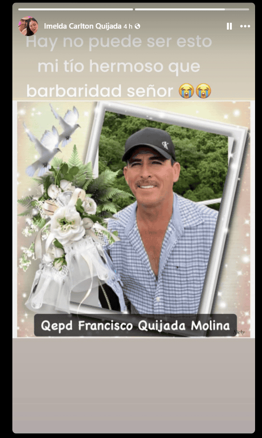 Confirman la muerte de Francisco Quijada Molina, padre de El Pancholín