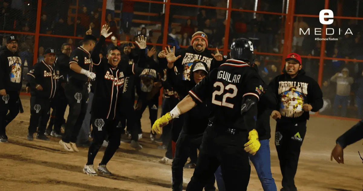Boca Chueca se corona campeón de la Liga del Sol con dramático jonrón