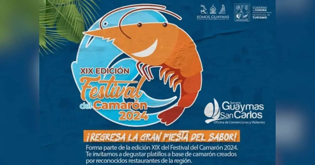 Invitan a la XIX edición del Festival del Camarón en San Carlos