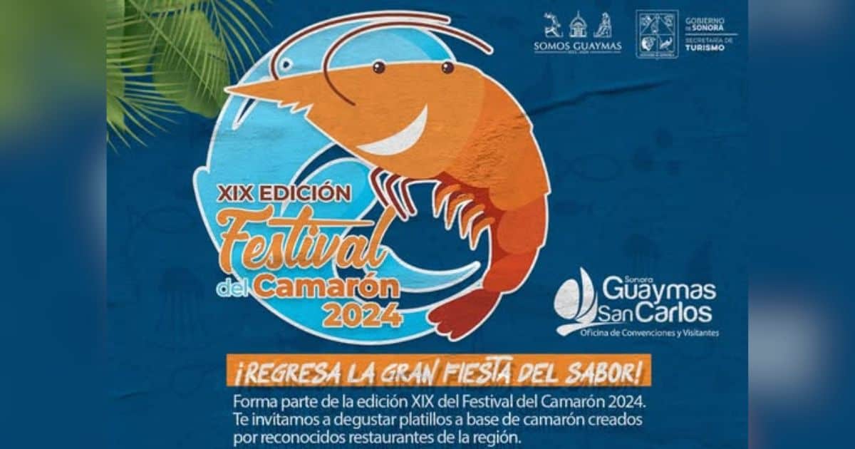 Invitan a la XIX edición del Festival del Camarón en San Carlos