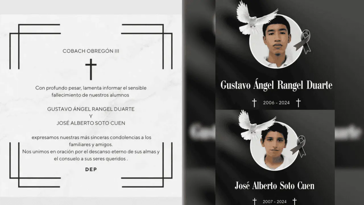 Fiscalía investiga ejecución de dos estudiantes de Cobach en Ciudad Obregón