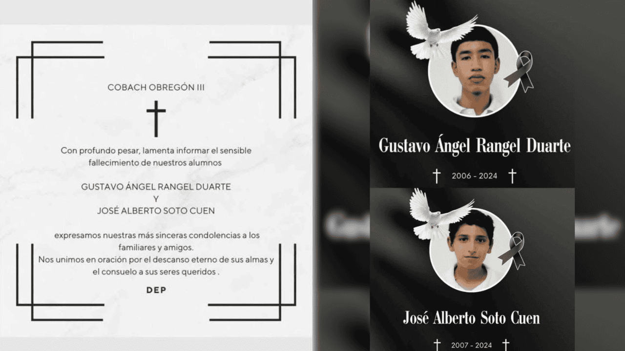 Fiscalía investiga ejecución de dos estudiantes de Cobach en Ciudad Obregón