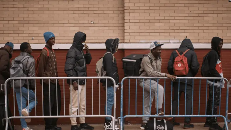 El comunicado fue leído en el cruce de la calle 46 con la 3ra avenida, en el sur del Bronx.