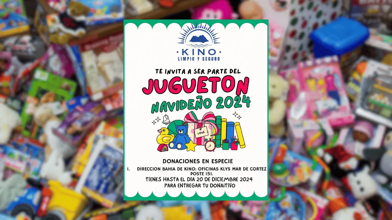 Llevarán alegría a los niños más necesitados con el Juguetón Navideño 2024
