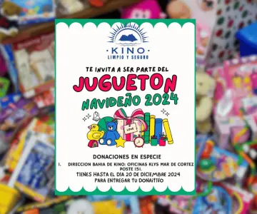 Llevarán alegría a los niños más necesitados con el Juguetón Navideño 2024