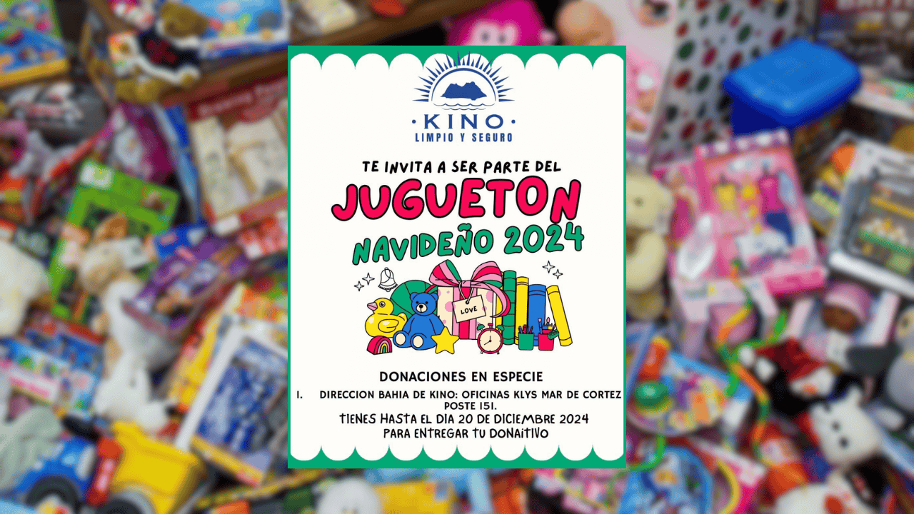 Llevarán alegría a los niños más necesitados con el Juguetón Navideño 2024