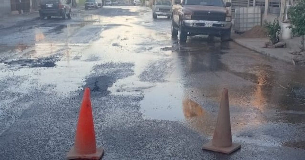 Colonias se quedan sin agua por reparación de fuga