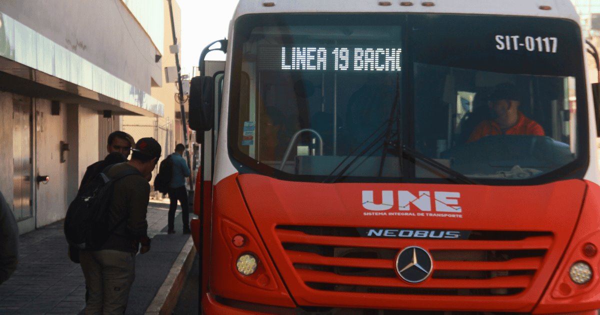 Menos unidades de transporte público en Hermosillo este 24 y 25 de diciembre