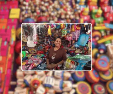 Marta Jiménez honra el legado de su madre con venta de juguetes tradicionales