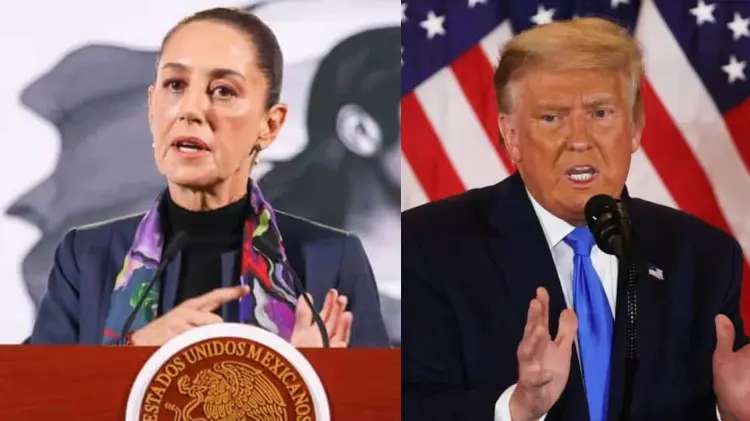 Claudia Sheinbaum respondió a la recientes declaraciones de Donald Trump. (Foto: Especial)