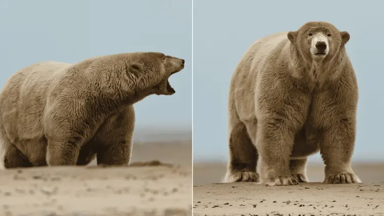 Gordo Alberto es un oso polar gigante que fue fotografiado en Alaska. (Fotos: Edward Boudreau)