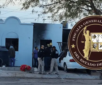 Abren investigación por incendio en Hermosillo; una mujer y un menor heridos