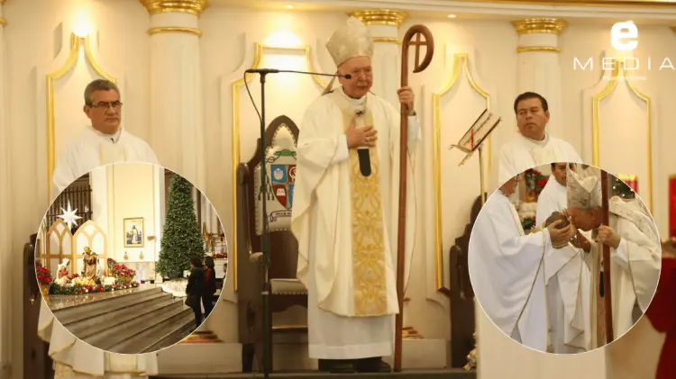 El Arzobispo Ruy Rendón Leal presidió la solemne Misa de Navidad. (Fotos: Jesús Ballesteros/EXPRESO)