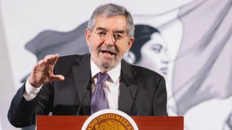 Juan Ramón de la Fuente, secretario de Relaciones Exteriores. (Foto: X/@SRE_mx)