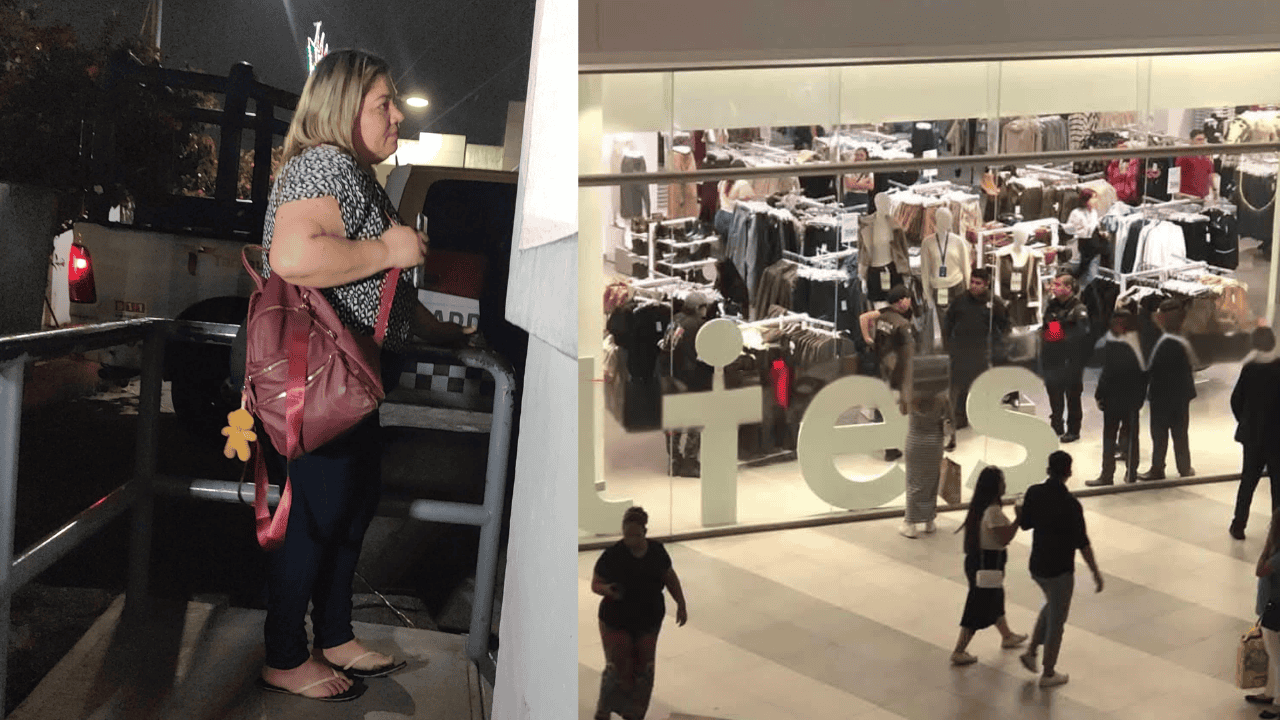 Melanie es liberada tras presunto robo en centro comercial