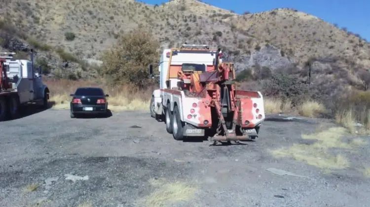 El accidente ocurrió sobre el kilómetro 142. (Foto: Protección Civil Sonora)