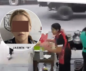 Detienen a mujer que arrojó aceite caliente a vendedoras de antojitos