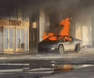 VIDEO | Explota Cybertruck frente a hotel Trump en Las Vegas; hay un muerto