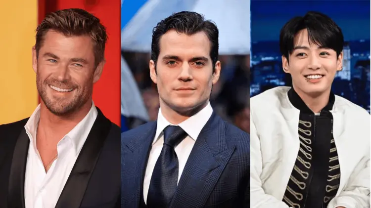 Chris Hemsworth, Henry Cavill y Jungkook se encuentran en la lista. (Foto: Especial / EXPRESO)