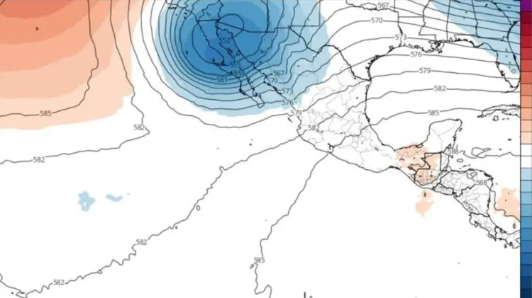 Protección Civil Sonora compartió el aviso meteorológico en sus redes. (Imagen: CEPC)