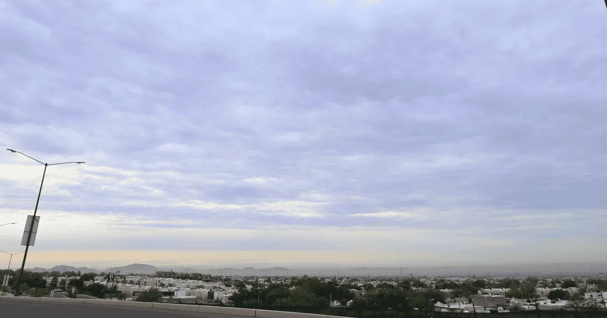 Bajas temperaturas y posibilidades de lluvia para Hermosillo