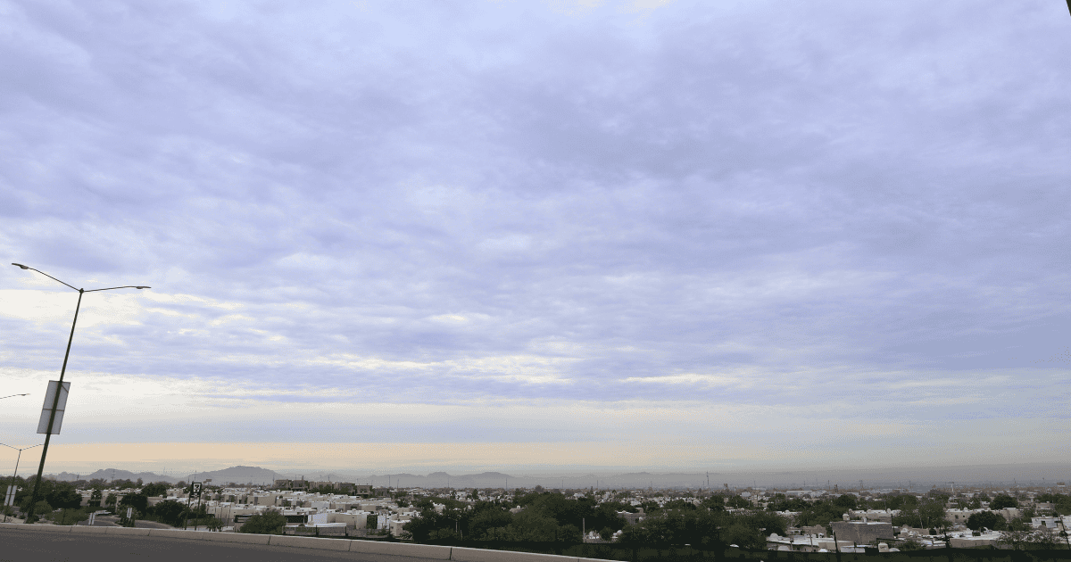 Bajas temperaturas y posibilidades de lluvia para Hermosillo