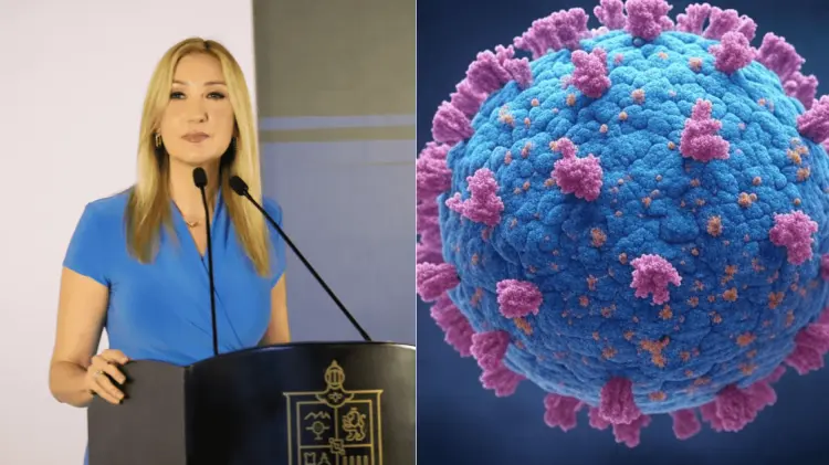 Alma Rosa Marroquín Escamilla confirmó los primeros dos casos en Nuevo León. (Foto: Cortesía)