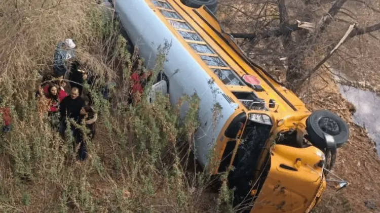 El accidente ocurrió la tarde del miércoles cerca de La Mesa, en Nogales. (Foto: Especial/EXPRESO)