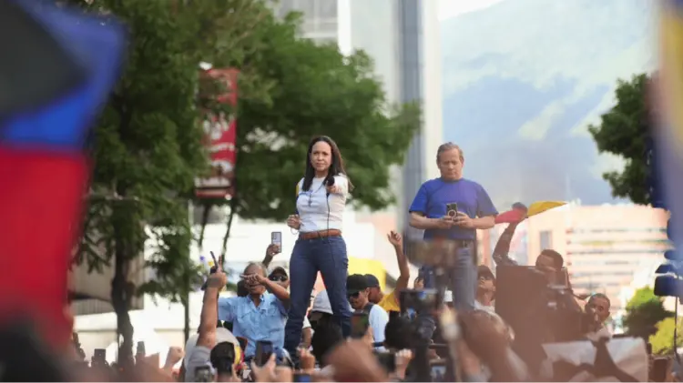 María Corina Machado, líder opositora en Venezuela. (Foto: Tomada de redes)