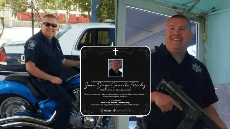 Juan Diego era elemento en activo de la Policía Municipal desde hace 24 años. (Foto: Cortesía)