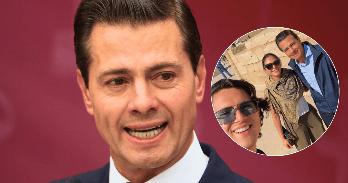 Mexicanos encuentran a Peña Nieto paseando en Egipto