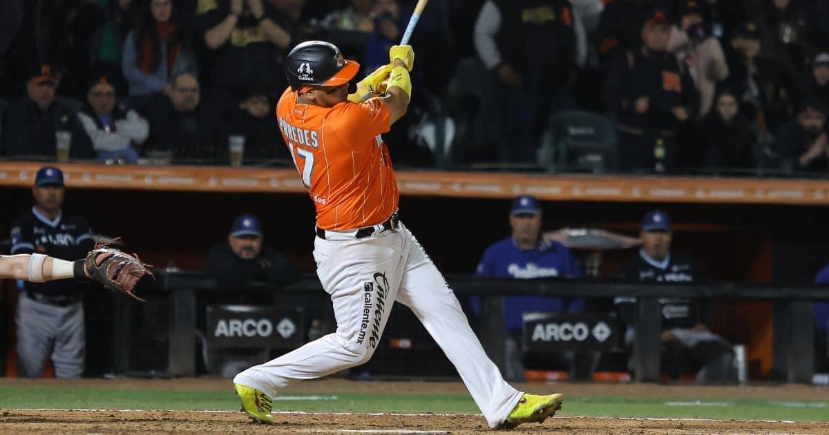 Naranjeros empatan semifinal ante Charros; se llevan el segundo de la serie