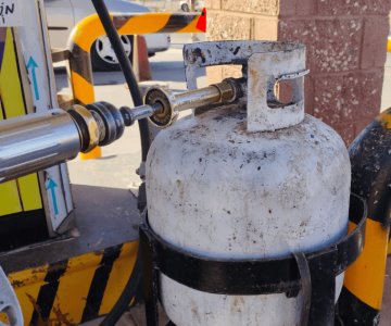 Venta de gas LP a la baja en Guaymas