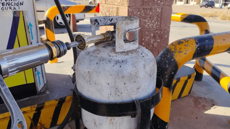 Registra una disminución de 50% la venta de gas en lo que va del mes de enero. (Foto: Blanca Ruelas)