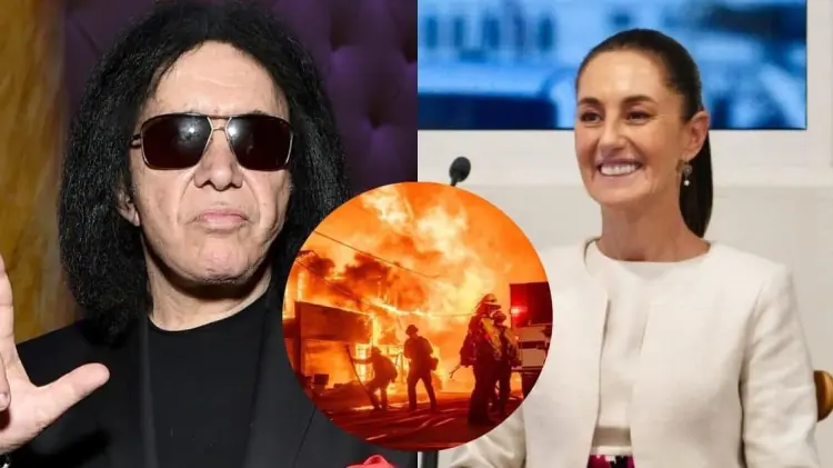 Gene Simmons dedicó unas palabras a la presidenta Claudia Sheinbaum. (Foto: Especial)