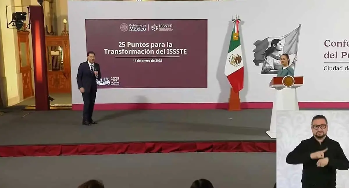 Gobierno anuncia transformación del ISSSTE con cuatro ejes clave para 2025