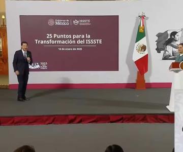 Gobierno anuncia transformación del ISSSTE con cuatro ejes clave para 2025