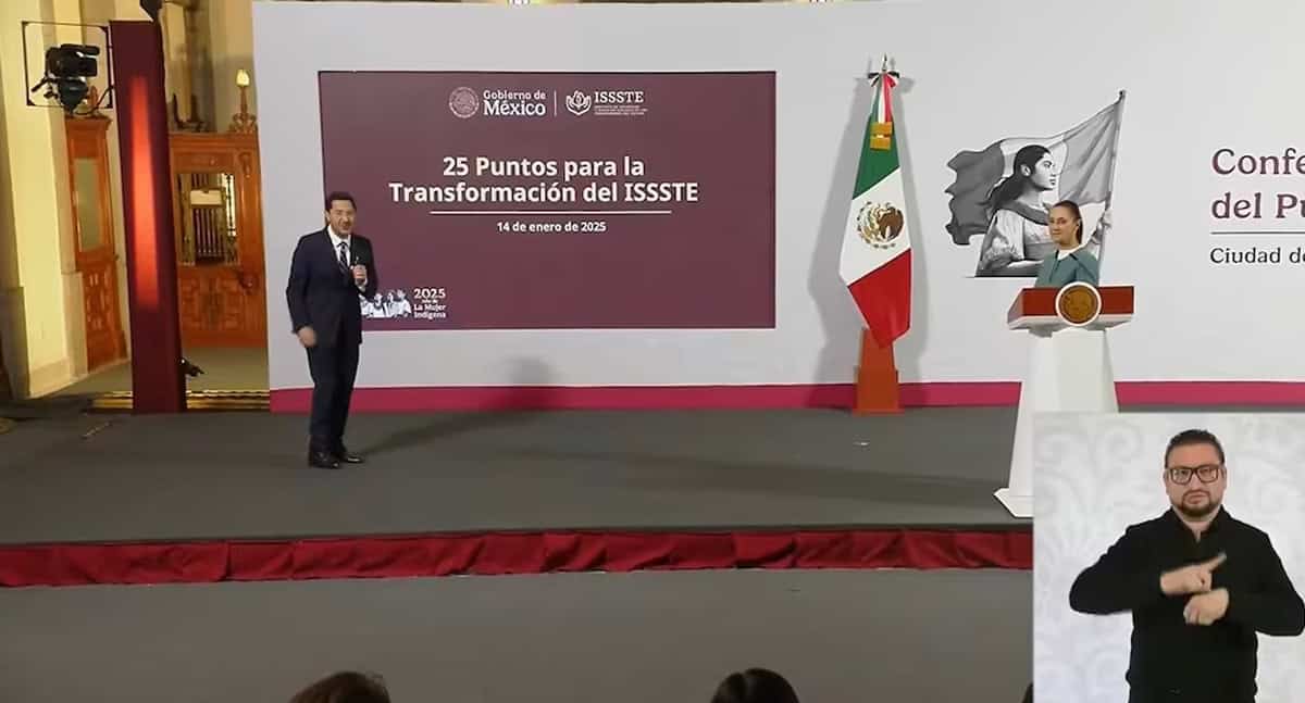 Gobierno anuncia transformación del ISSSTE con cuatro ejes clave para 2025