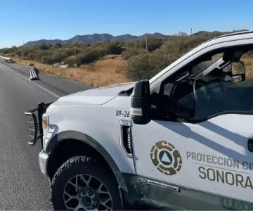 Volcamiento de cisterna afecta tránsito en el tramo Hermosillo-Benjamín Hill