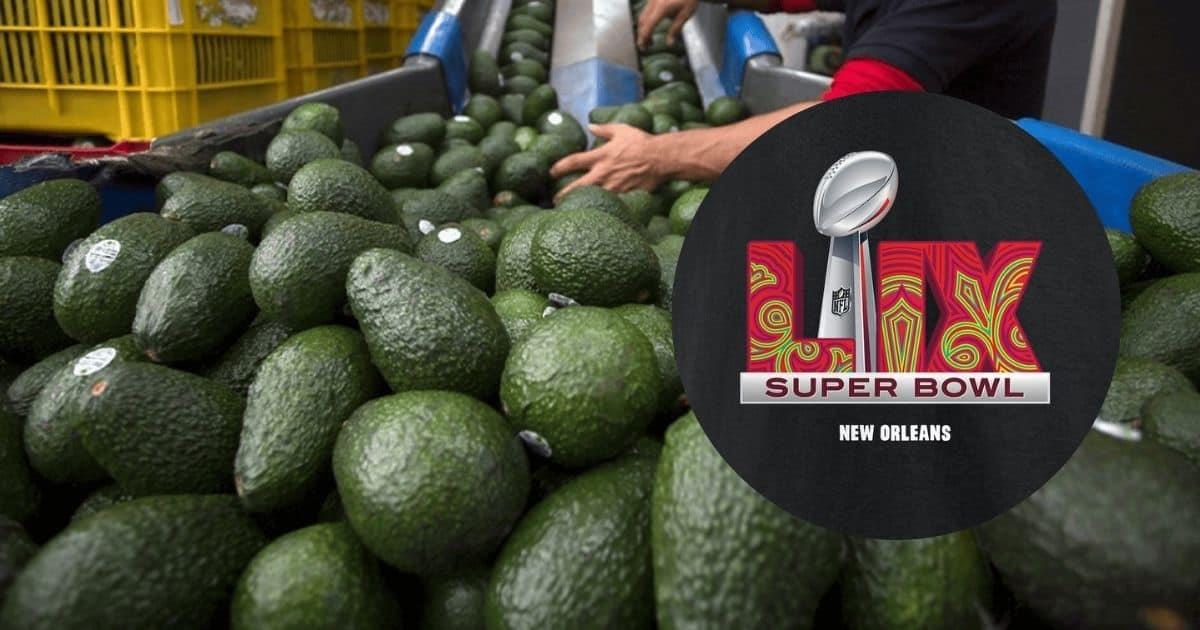 México exportará 110 mil toneladas de aguacate para el Super Bowl LIX