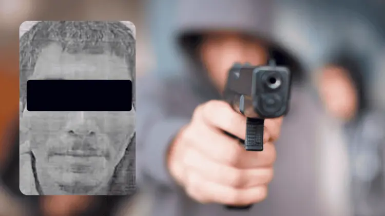 Luis Carlos Gilberto N intentó huir en bicicleta antes de ser arrestado. (Foto: Especial)