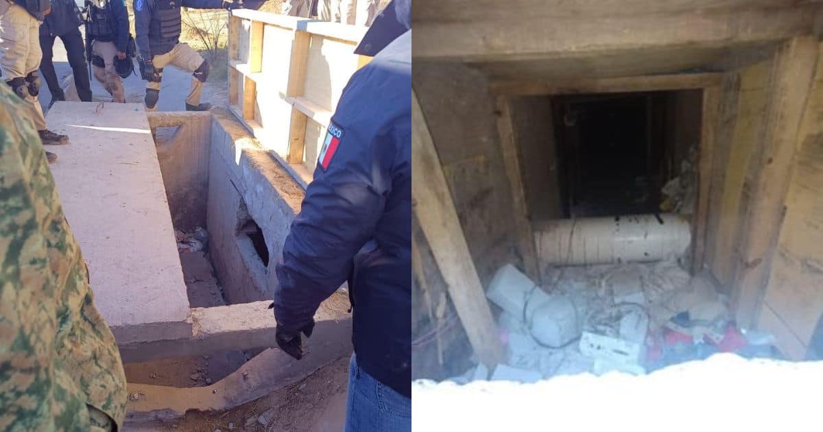 Patrulla Fronteriza inicia cierre de túnel encontrado en Ciudad Juárez