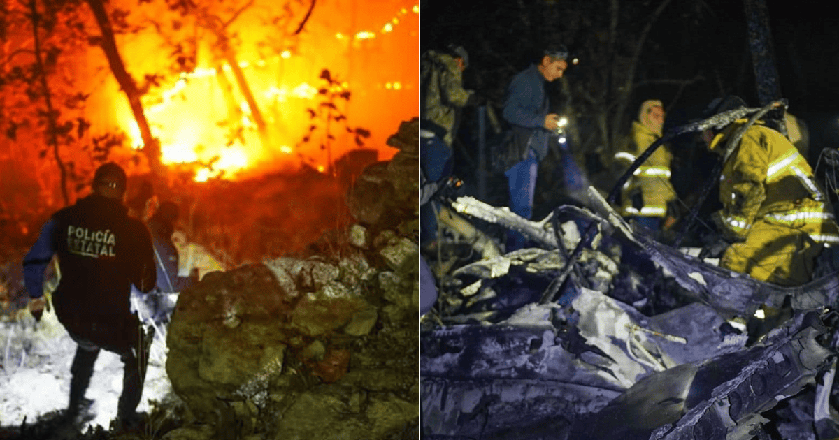 Desplome de avioneta deja seis personas sin vida en La Yesca
