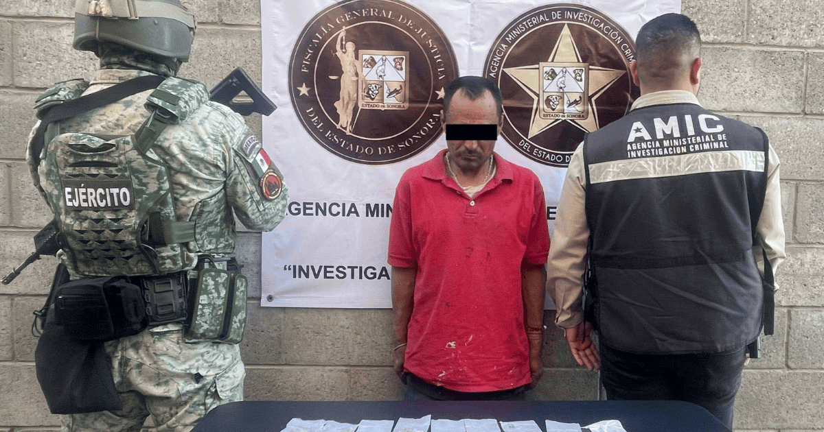 Cateo en Hermosillo deja un detenido y aseguramiento de drogas