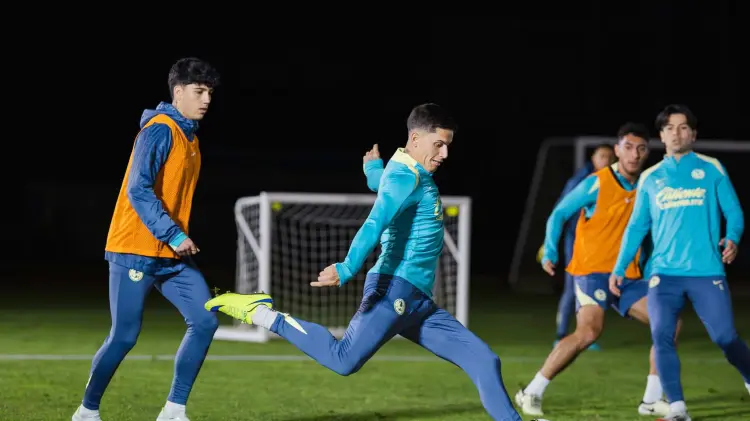 Las Águilas entrenaron en Estados Unidos previo al encuentro. (ESPECIAL/EXPRESO)